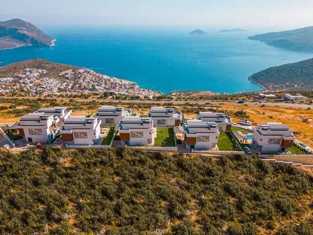 Kaş Kalkan'da Deniz Manzaralı, Özel Havuzlu, Bahçeli Tatil Villası görsel 1