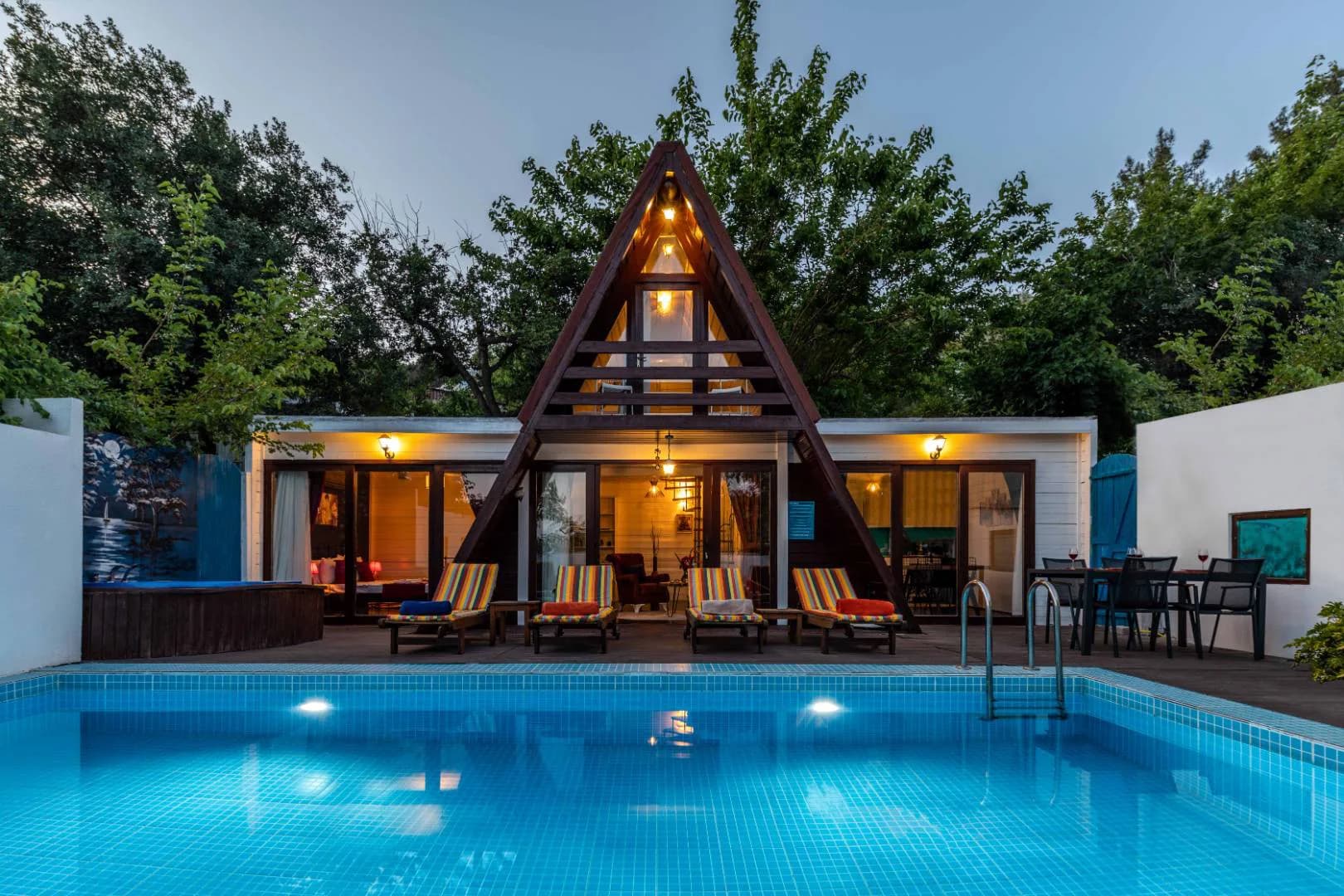 Kaş İslamlar'da Doğa İle İç İçe, Özel Havuzlu, Korunaklı Villa görsel 1