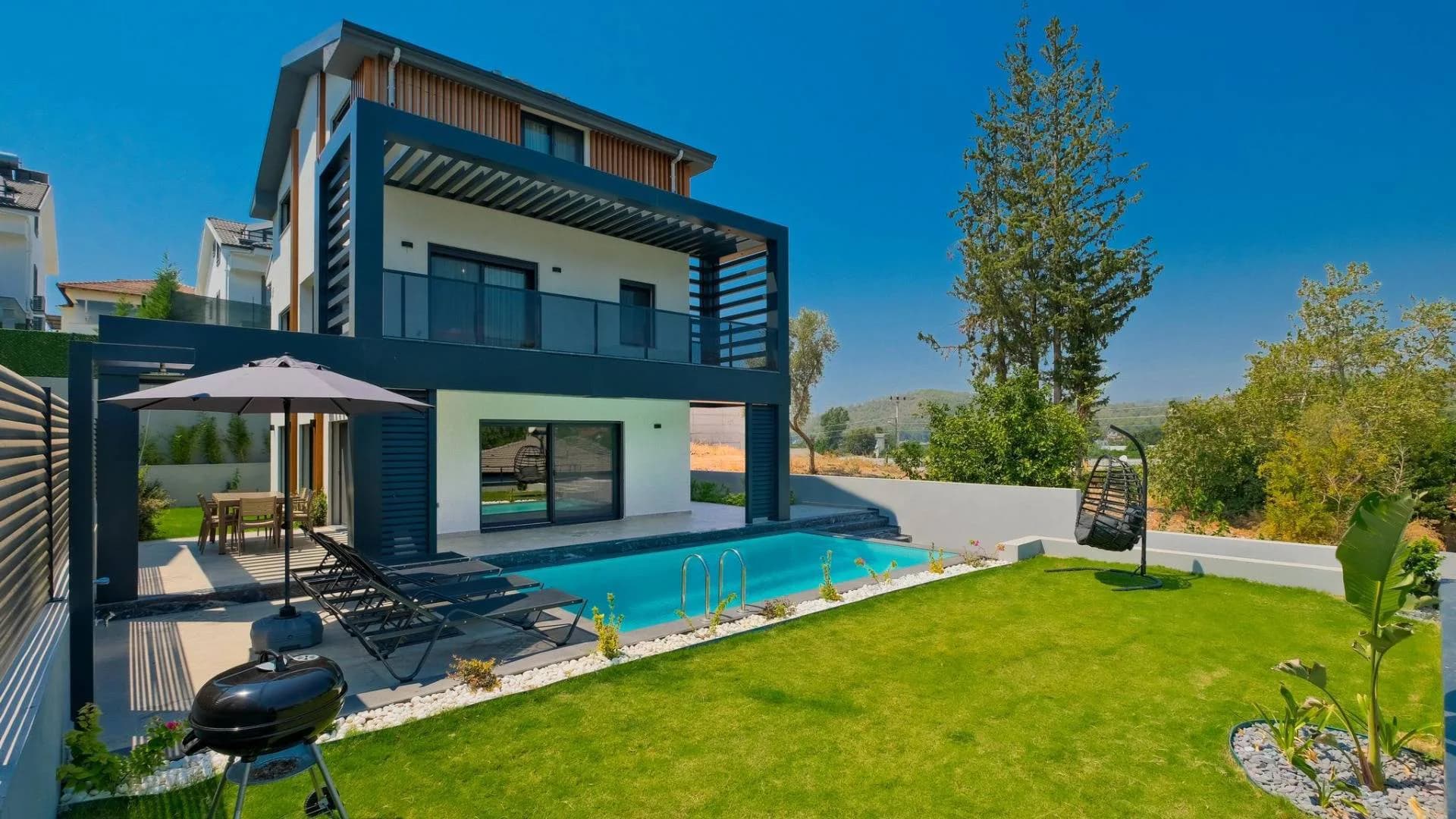 Fethiye Kargı'da Yeşillikler İçerisinde, Özel Havuzlu, Jakuzili Villa görsel 1
