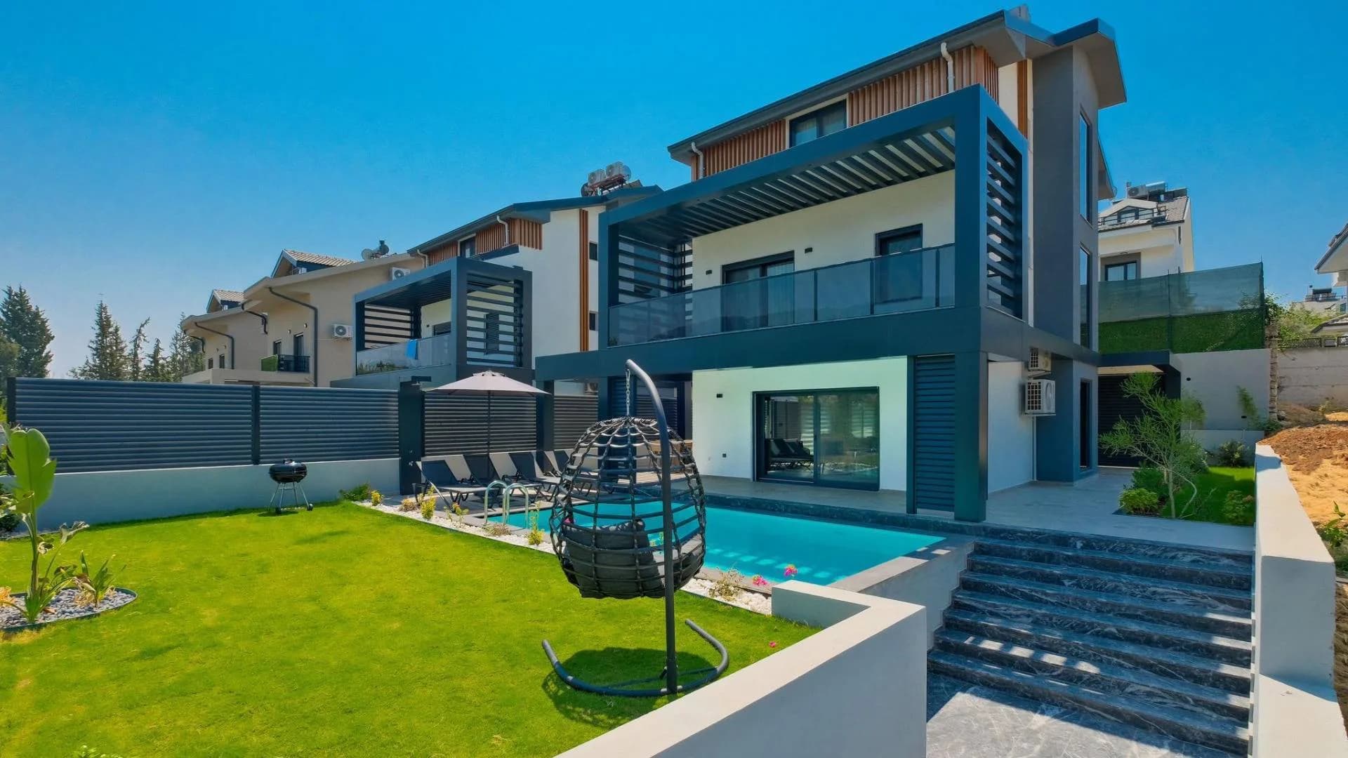 Fethiye Kargı'da Yeşillikler İçerisinde, Özel Havuzlu, Jakuzili Villa görsel 3