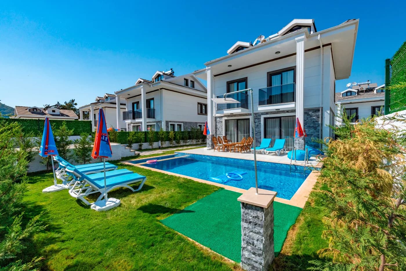 Fethiye Ölüdeniz'de Enfes Doğada, Özel Havuzlu, Yeşil Bahçeli Villa görsel 2