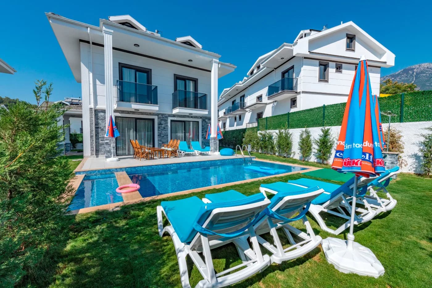 Fethiye Ölüdeniz'de Sessiz ve Sakin Konumda, Özel Havuzlu, Kiralık Villa görsel 1