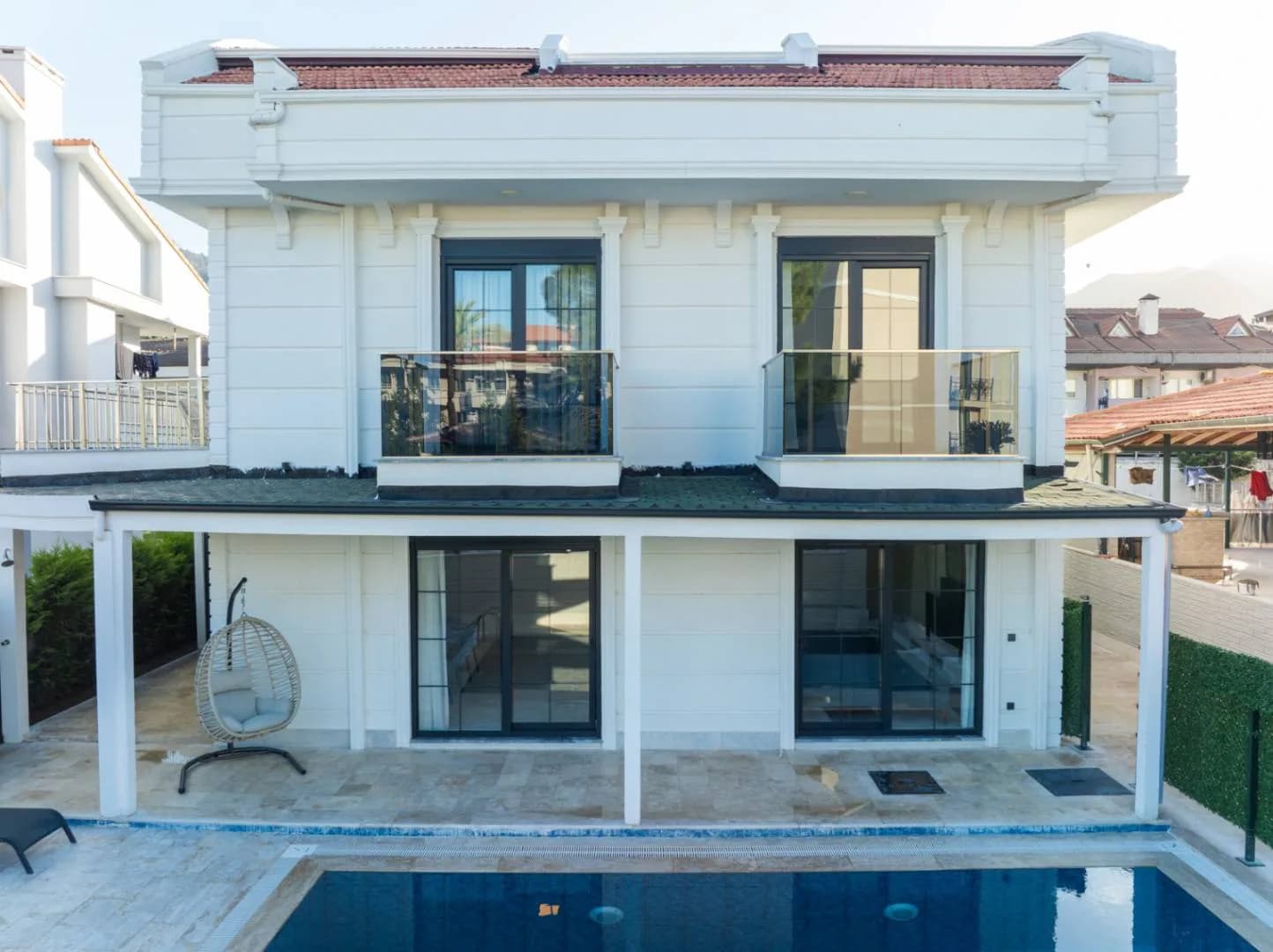 Marmaris'de Plaja Yürüme Mesafesinde, Özel Havuzlu, 9 Kişilik Villa görsel 2