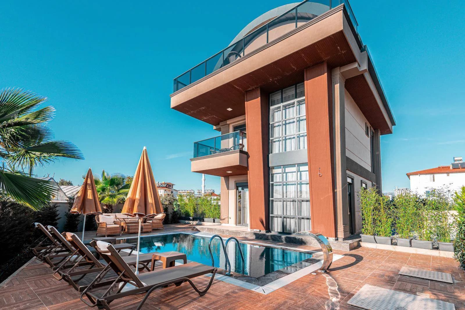 Alanya Payallar'da Denize Yakın, Özel Havuzlu, Lüks Villa görsel 2