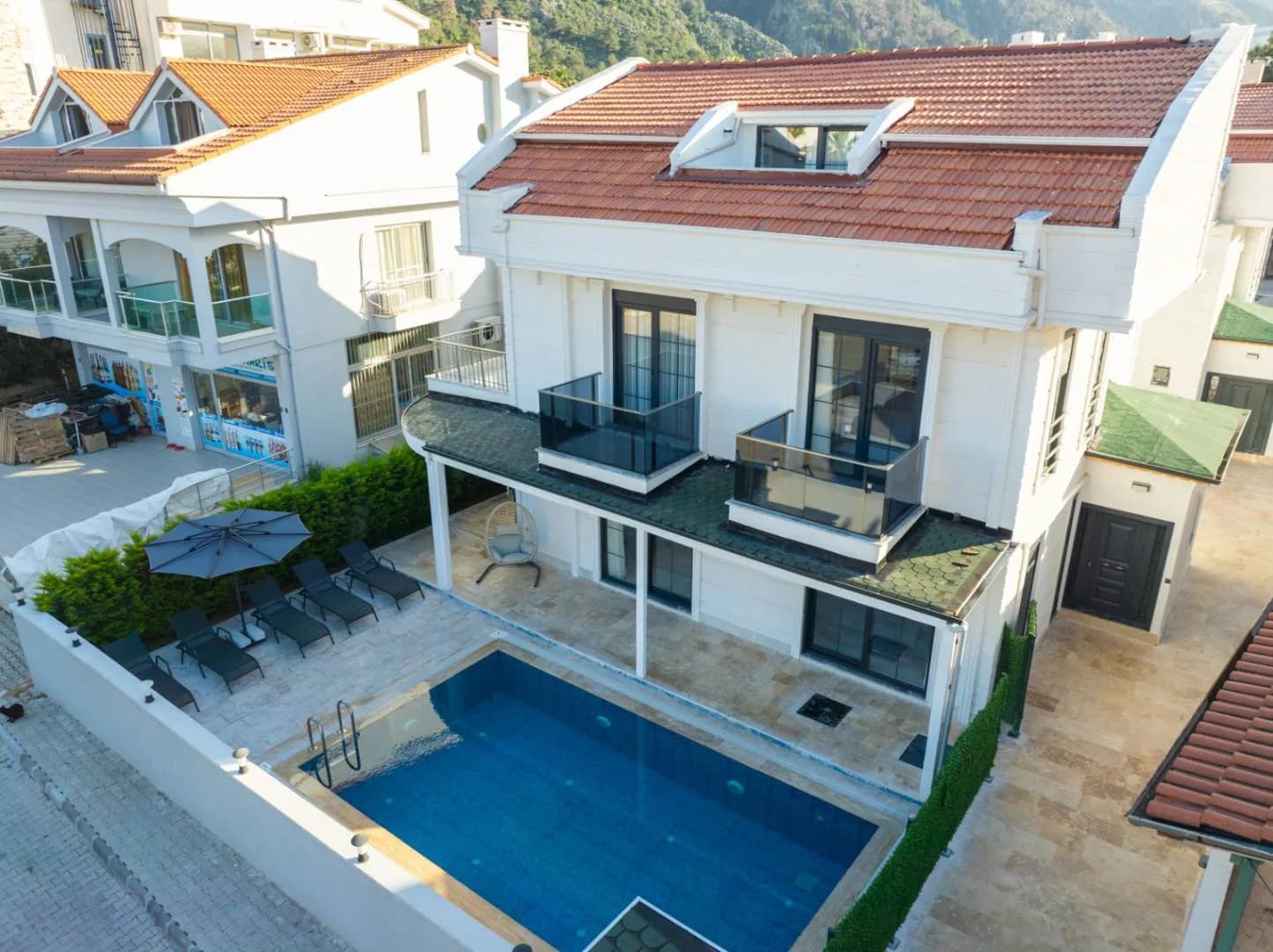 Marmaris İçmeler'de Merkezi Konumda, Özel Havuzlu, Plaja Yakın Villa görsel 2
