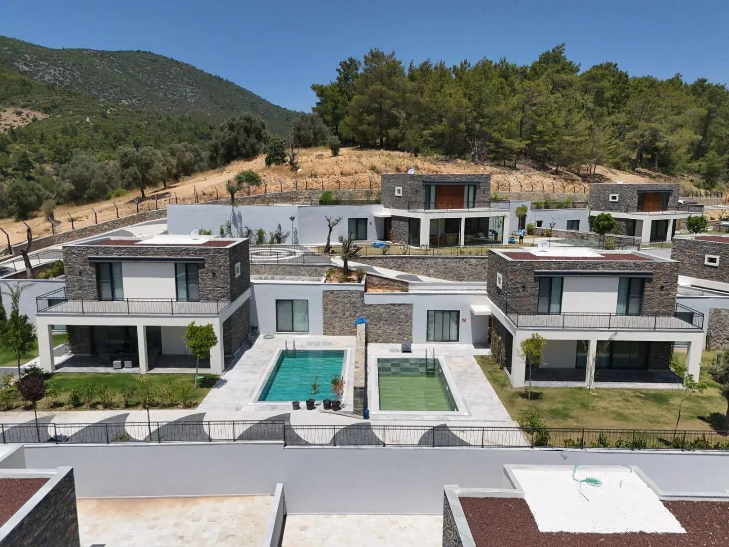 Bodrum Çiftlik'te Özel Havuzlu, Geniş Bahçeli, Konforlu Villa görsel 2