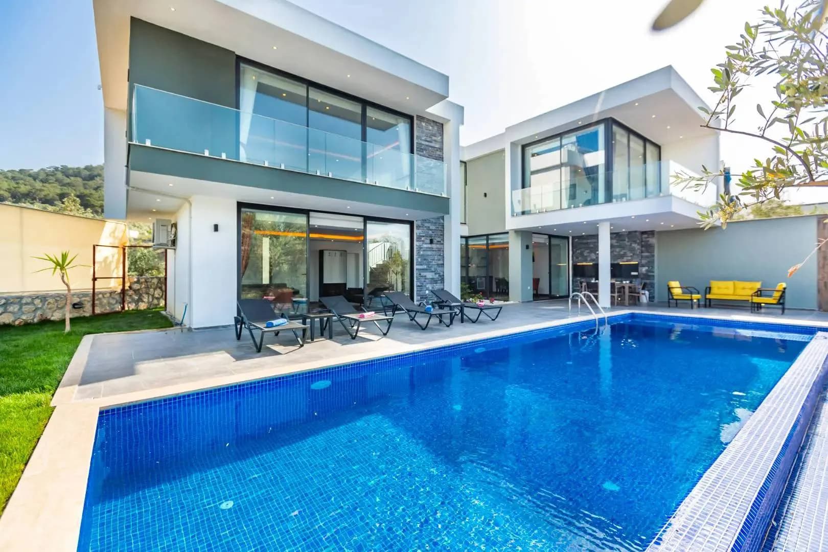 Kaş Patara'da Huzur Dolu Doğada, Özel Havuzlu, Modern Villa görsel 2