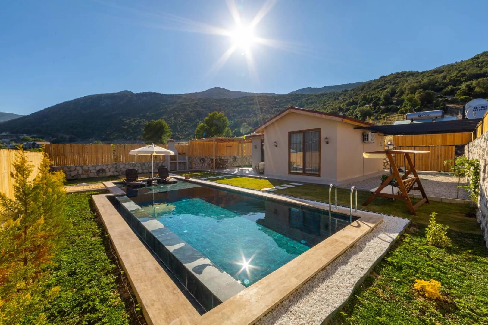 Kaş Sarıbelen'de Doğa İle Baş Başa, Özel Havuzlu, 2 Kişilik Villa görsel 1