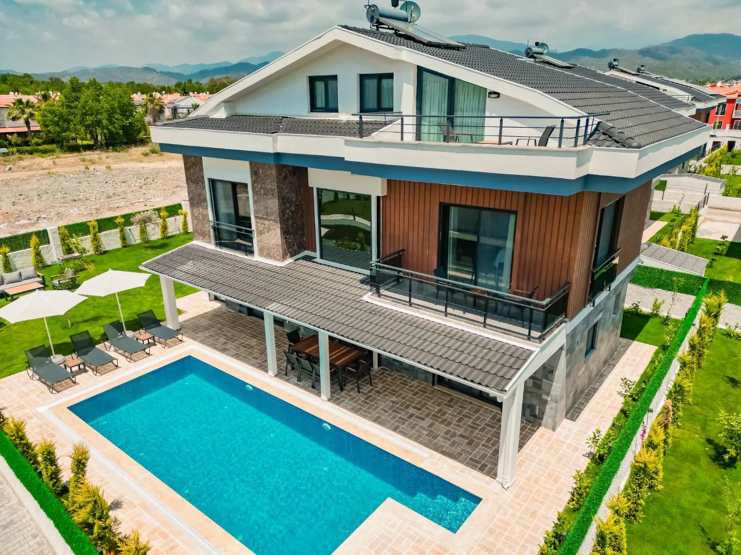 Fethiye Kargı'da Yemyeşil Doğada, Özel Havuzlu, Konforlu Villa görsel 1