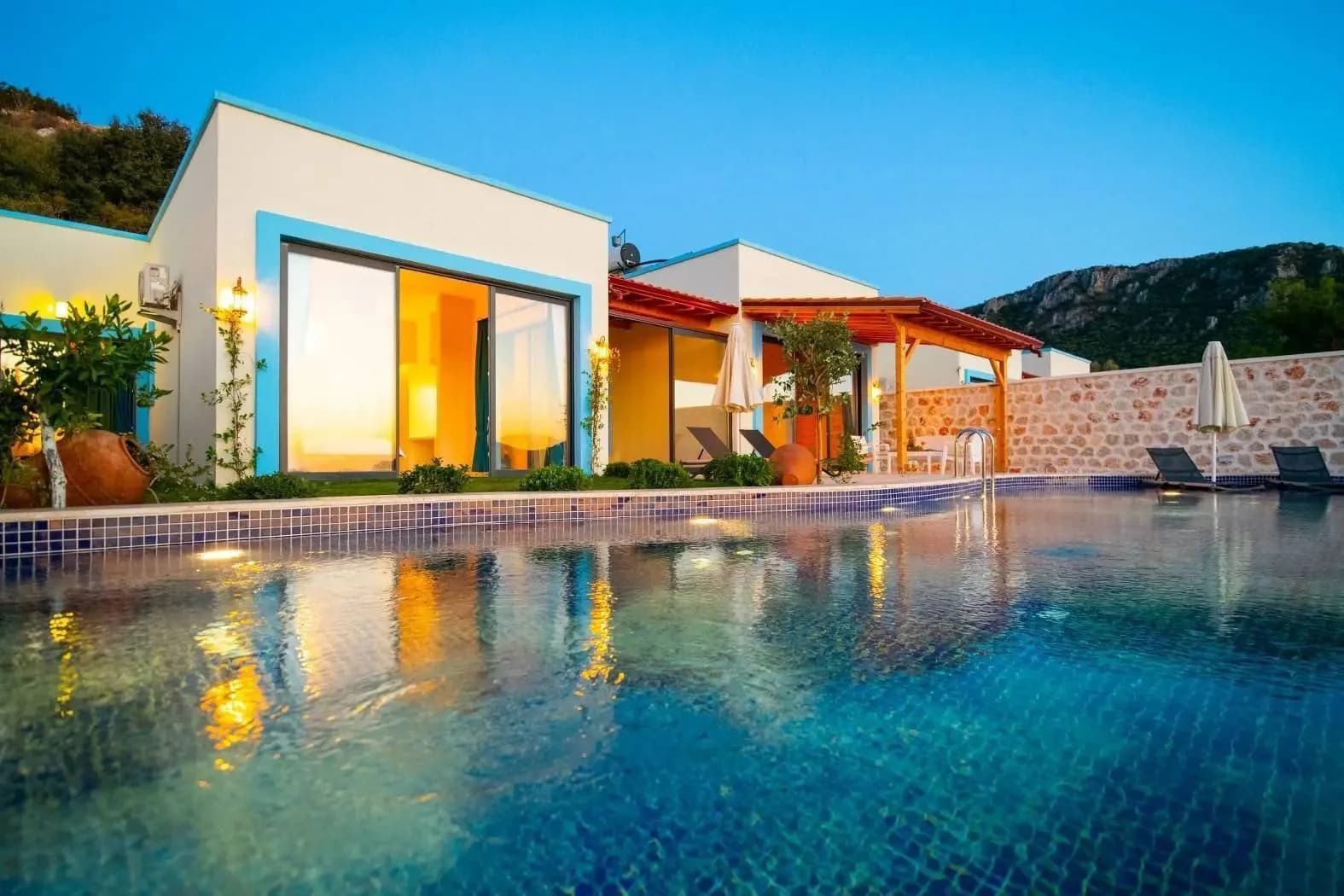 Kaş Yeşilköy'de Doğa İçerisinde, Özel Havuzlu, Saunalı Villa görsel 2