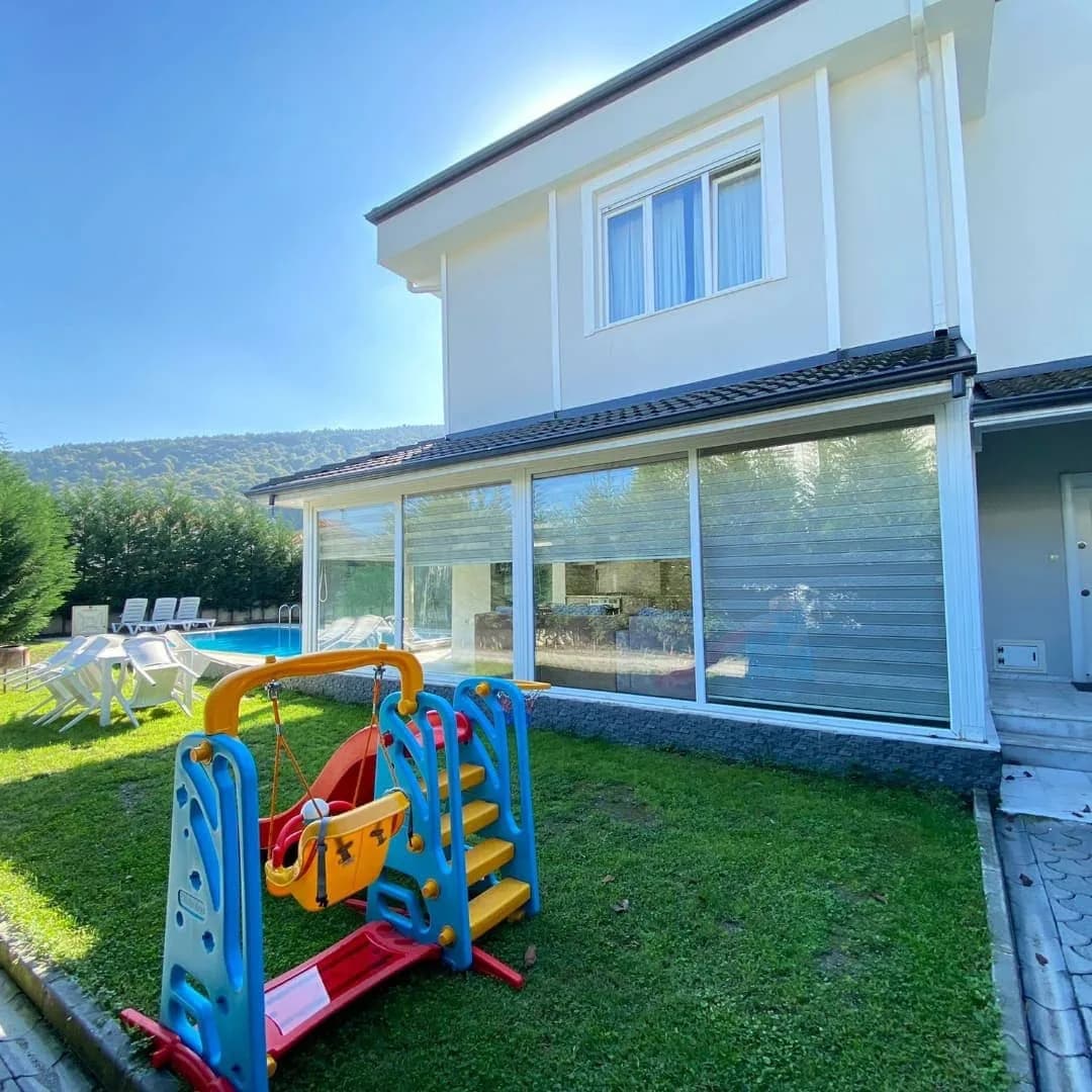 Sapanca Kırkpınar'da Yemyeşil Doğada, Özel Havuzlu, Bahçeli Villa görsel 1