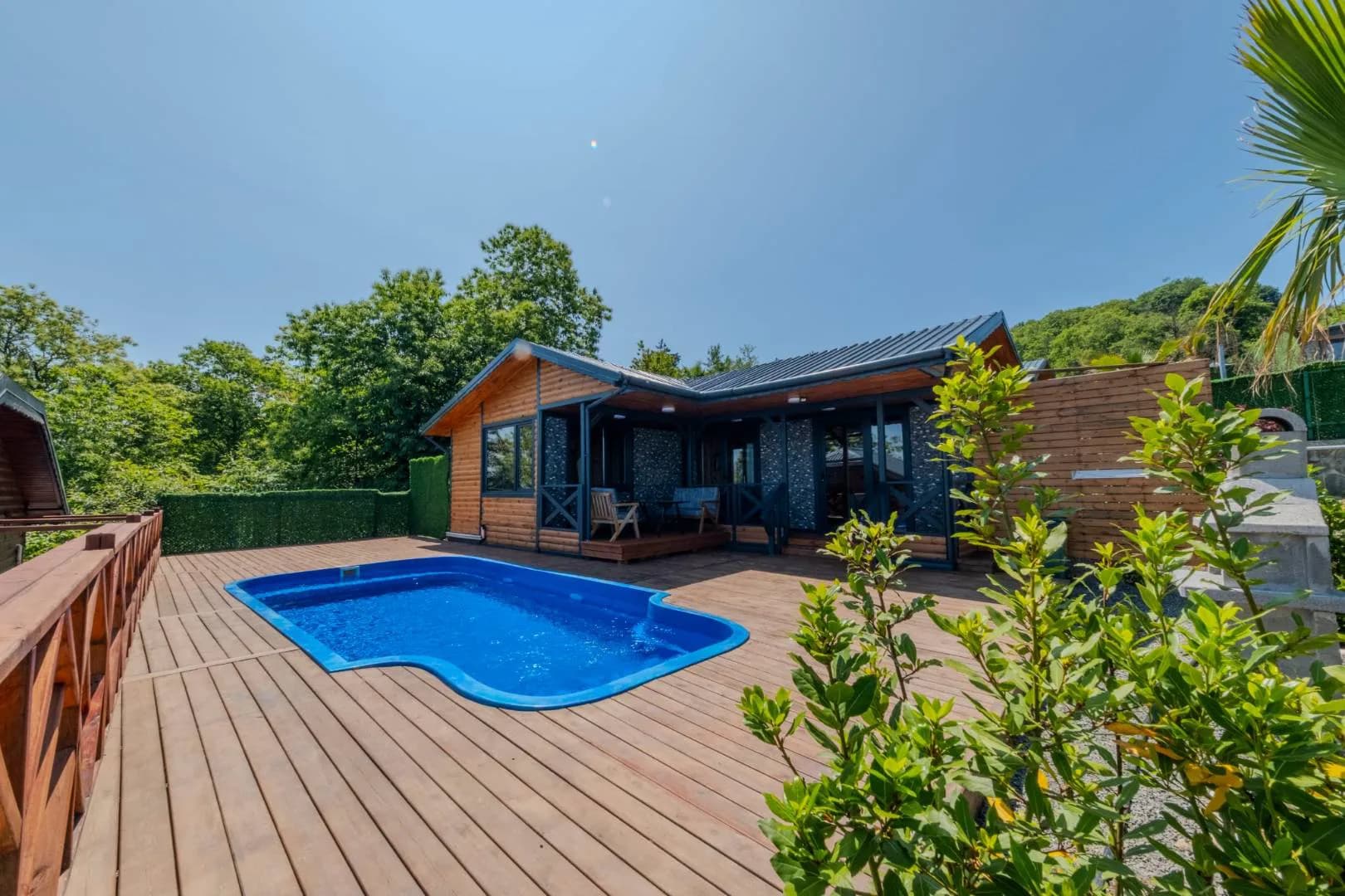 Sapanca Nailiye'de Muhteşem Doğada, Isıtmalı Havuzlu, 1+1 Villa görsel 1