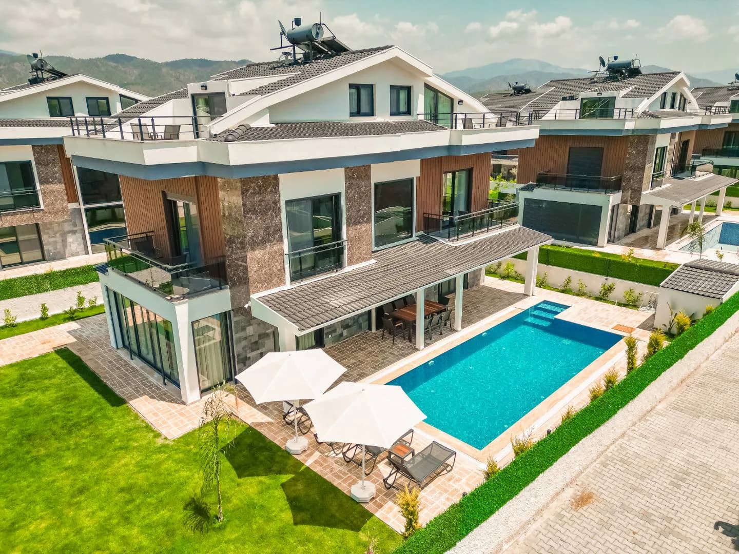 Fethiye Kargı'da Doğayla İç İçe, Bahçeli, Özel Havuzlu, Modern Villa görsel 3