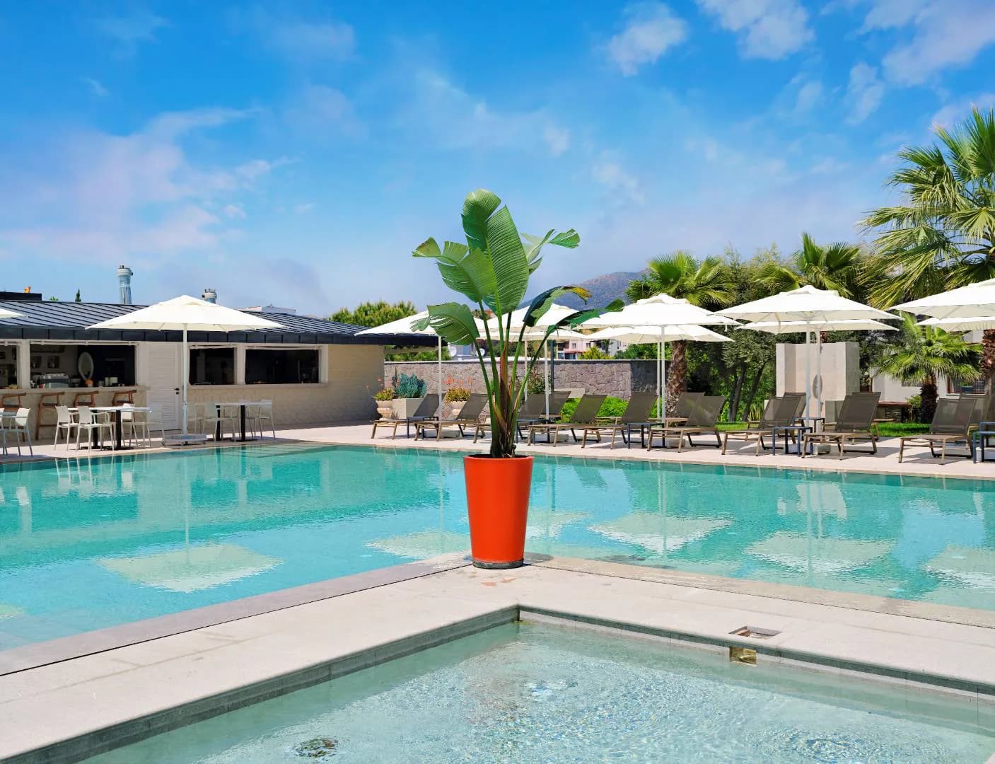 Bodrum Bitez'de Doğayla İç İçe, Bahçe Katı, 2+1 Suite Daire görsel 2