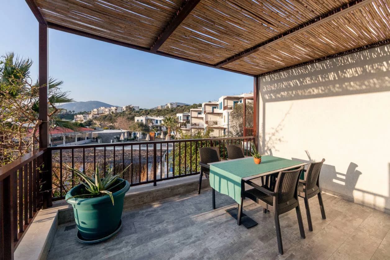 Bodrum Bitez'de Doğayla İç İçe, Bahçe Katı, 2+1 Suite Daire görsel 3