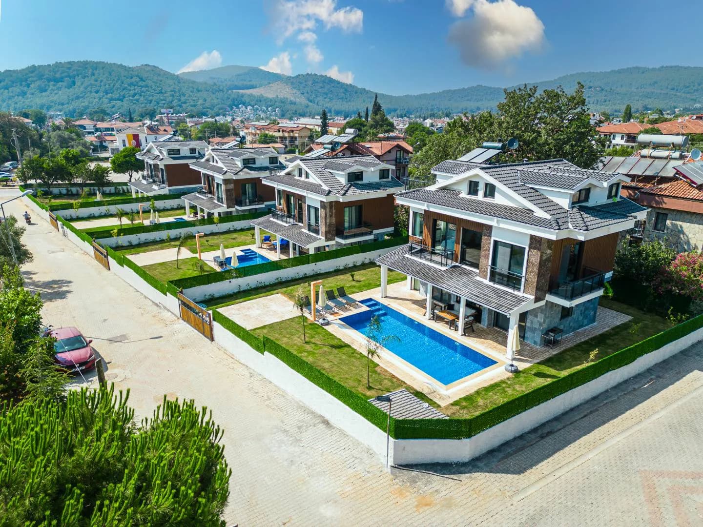 Fethiye Ölüdeniz'de Kalabalık Gruplara Uygun, Özel Havuzlu, Lüks Villa görsel 2