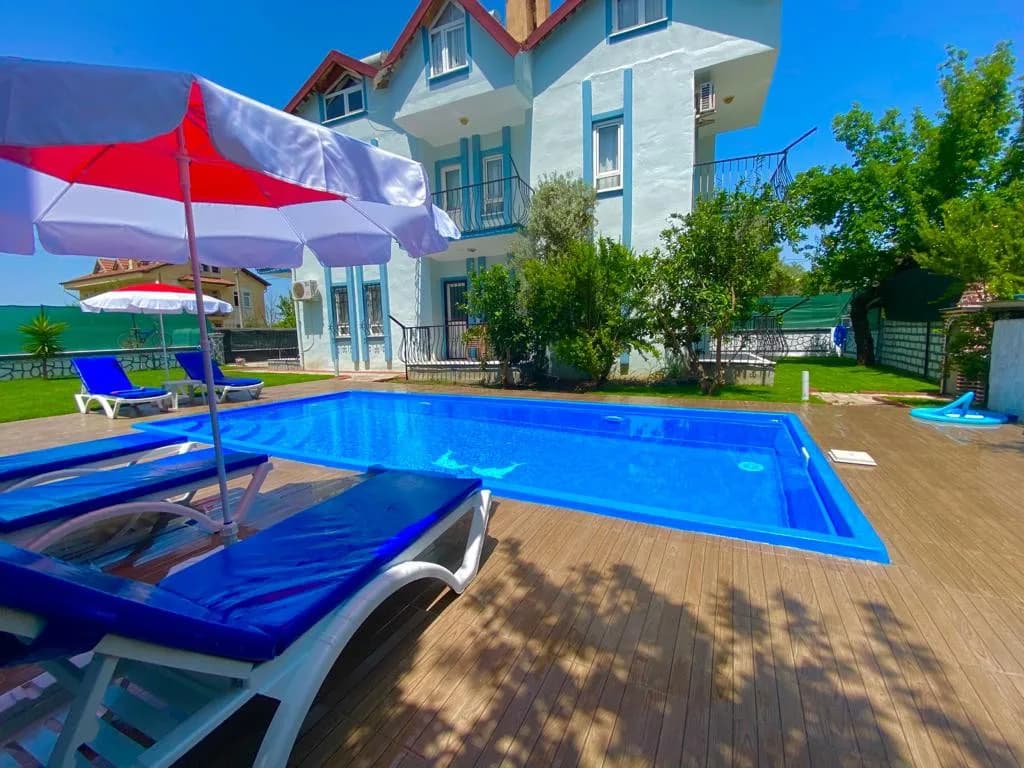 Fethiye Karaçulha'da Denize Yakın Konumda, Ortak Havuzlu, Tatil Evi görsel 3