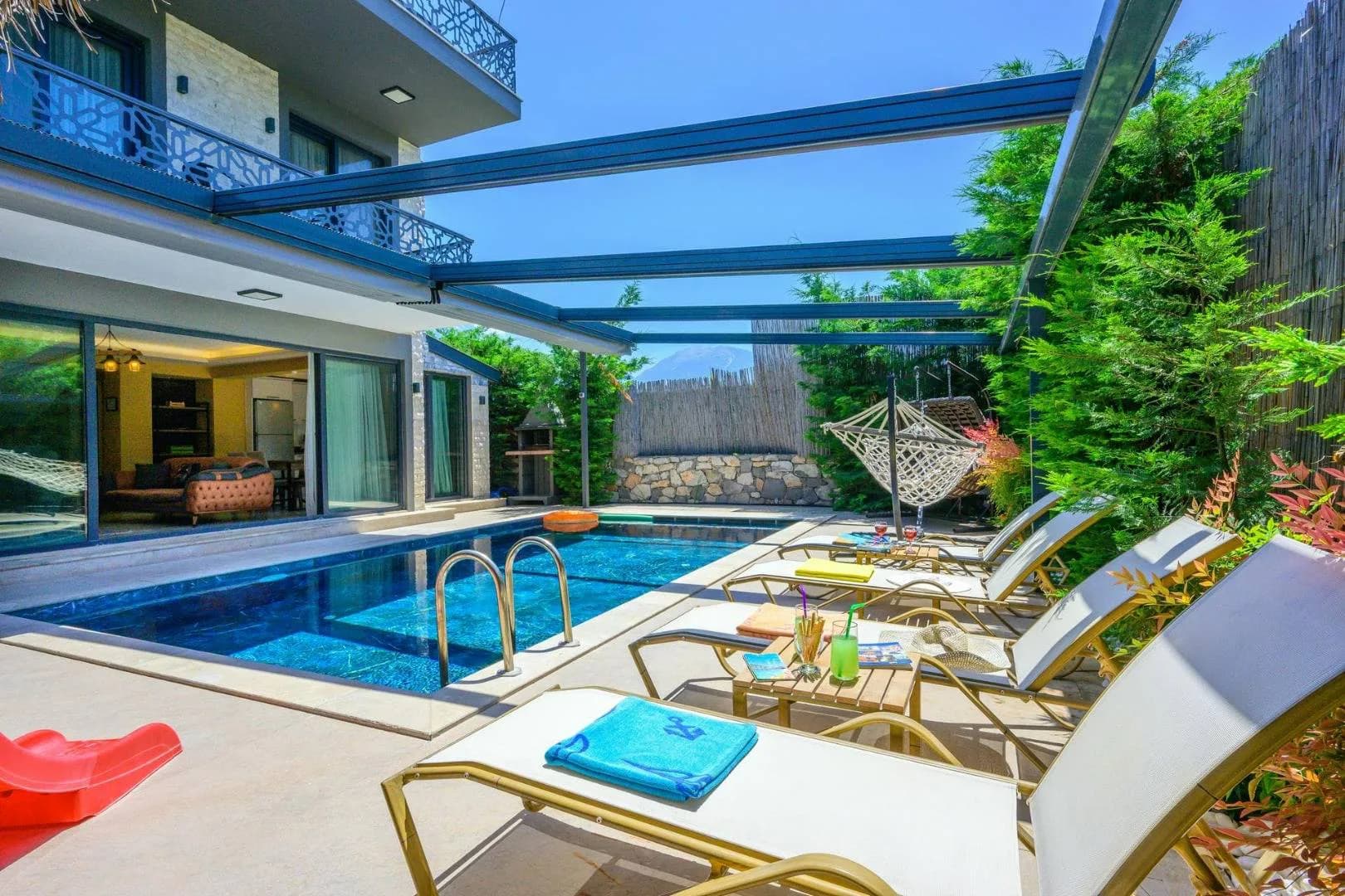 Fethiye Babataşı'da Özenle Dekore Edilmiş, Özel Havuzlu, Kiralık Villa görsel 2