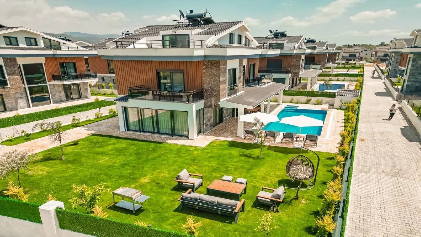 Fethiye Kargı'da Kalabalık Ailelere Uygun, Özel Havuzlu, Lüks Villa görsel 2